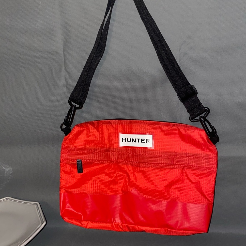 Hunter Ripstop Sacoche Side Bag Flat Bag Red Women’s or Unisex Like New